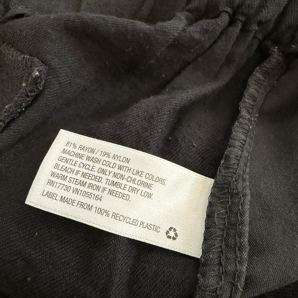 A New Day Pants‎ Women Small Black Pocketed Lightweight Tapered Casual 90s Look - Picture 8 of 11